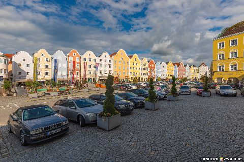 Gemeinde Schärding Bezirk Ried Stadtplatz (Dirschl Johann) Österreich RI